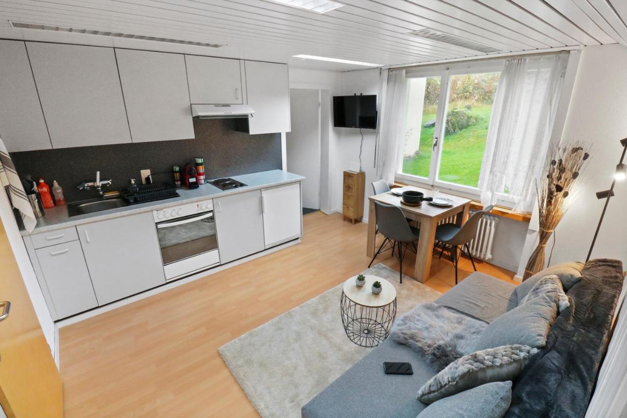 Appartement Confortable Avec Un Sauna Leukerbad Dış mekan fotoğraf